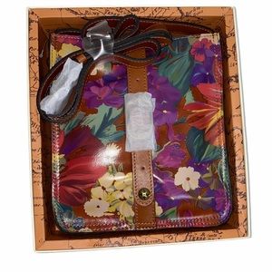 NWT Patricia Nash Floral Venezia Crossbody Bag
